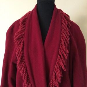 Wool-cashmere blend women jacket